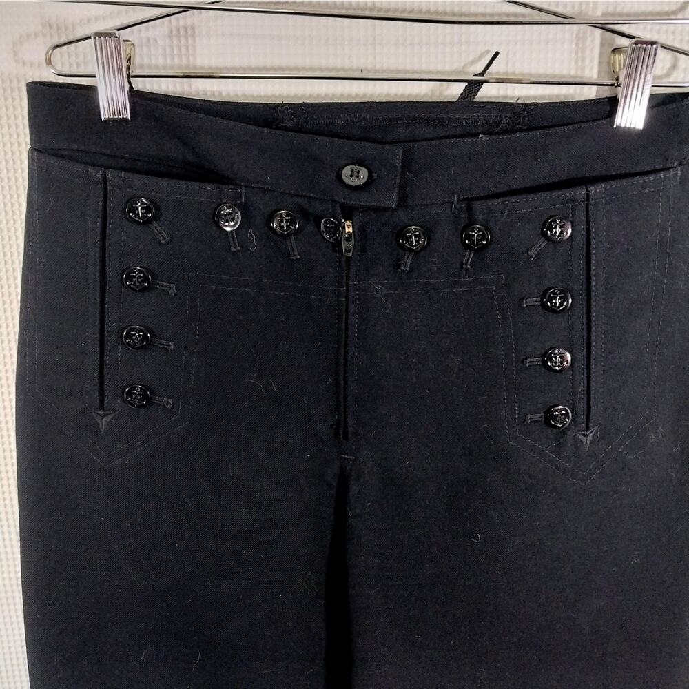 U.S. NAVY ISSUE! AUTHENTIC DOUBLE BUTTON FRONT/HIDDEN ZIP DEFENSE PANTS! SZ 12R - Picture 5 of 13